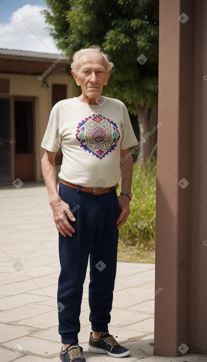 Chilean elderly male with  ginger hair