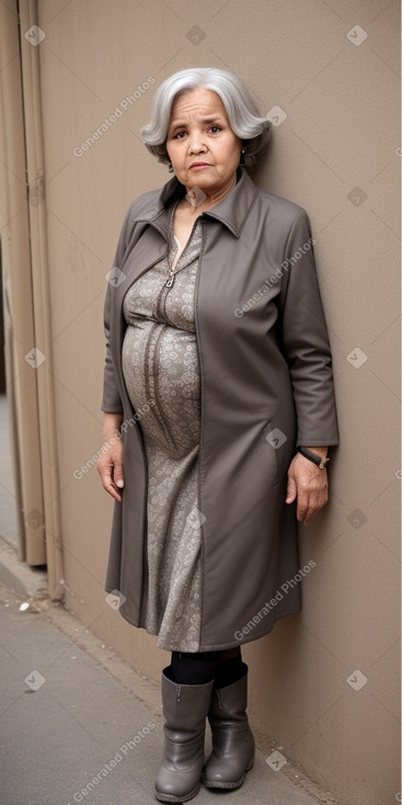 Malian elderly female with  gray hair