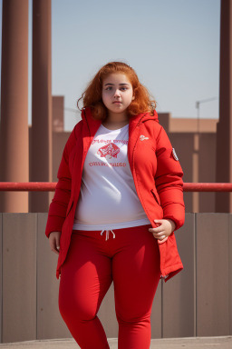 Moroccan teenager girl with  ginger hair