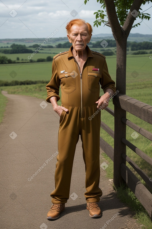 Bolivian elderly male with  ginger hair