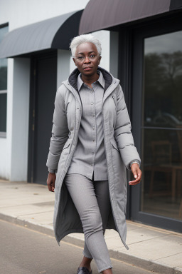 Ghanaian adult female with  gray hair