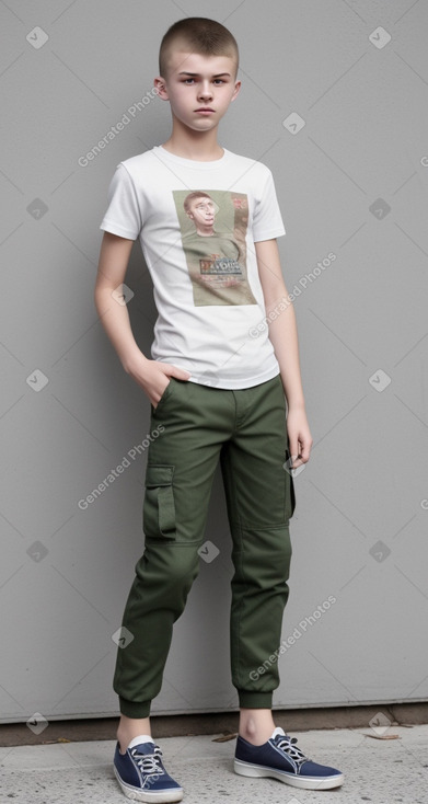 Belarusian teenager boy 