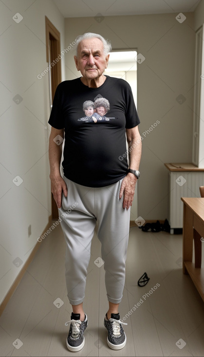 Austrian elderly male with  black hair