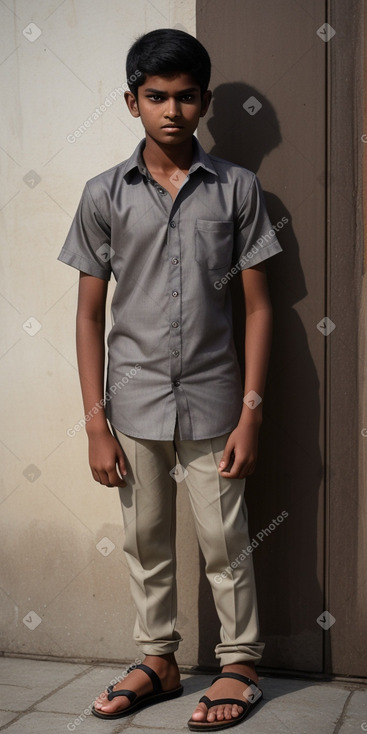 Bangladeshi teenager boy with  gray hair