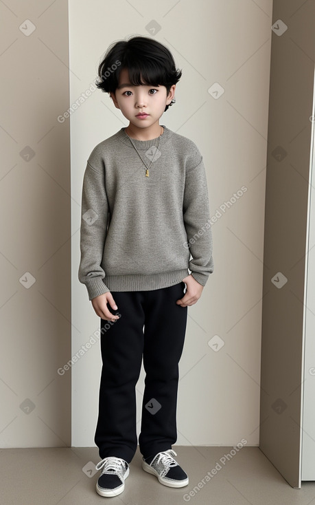 South korean child boy 