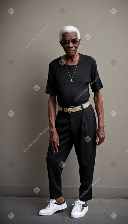 Nigerian elderly male with  black hair