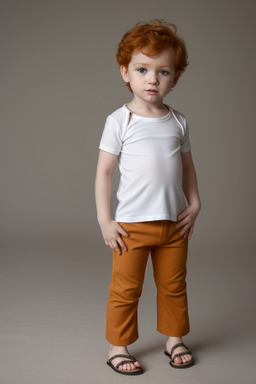 Romanian infant boy with  ginger hair