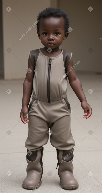 Senegalese infant boy with  gray hair