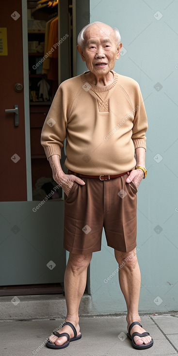 Vietnamese elderly male with  ginger hair