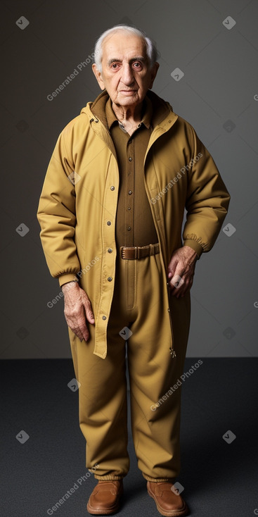 Armenian elderly male with  brown hair