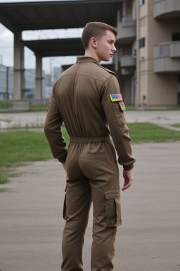 Ukrainian young adult male with  brown hair