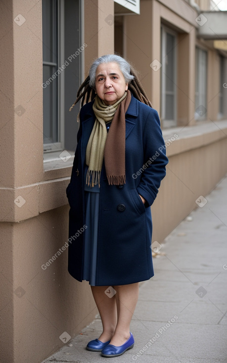 Turkish elderly female with  brown hair