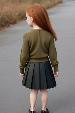 Child female with  ginger hair