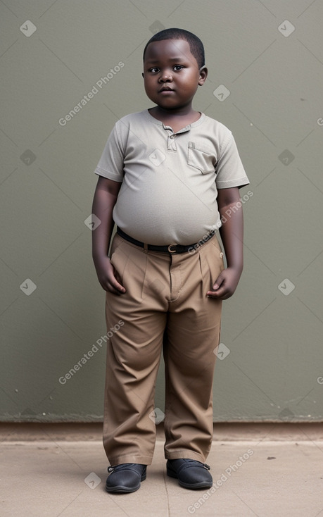 Ugandan child boy with  gray hair