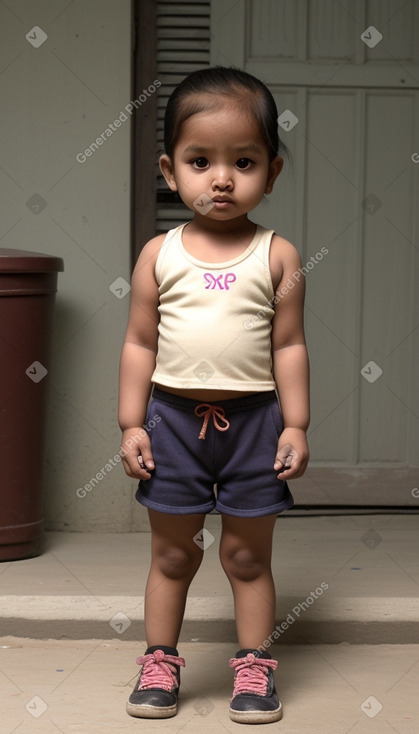 Nepalese infant girl with  blonde hair