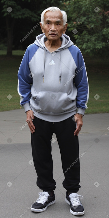 Nepalese elderly male with  blonde hair