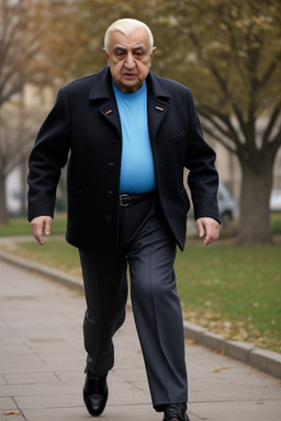 Azerbaijani elderly male with  blonde hair