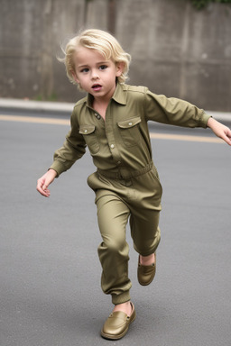 Spanish child boy with  blonde hair