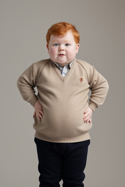 Croatian infant boy with  ginger hair