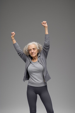 Spanish elderly female with  gray hair