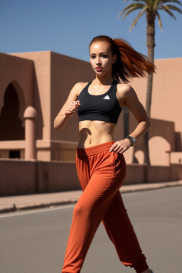 Moroccan adult female with  ginger hair