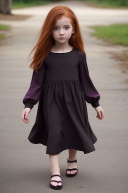 Child girl with  ginger hair