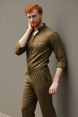 Lebanese adult male with  ginger hair