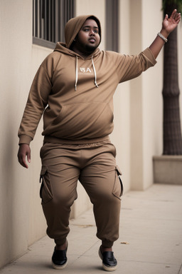 Somali adult male with  brown hair