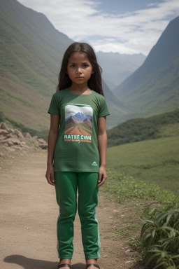 Bolivian child girl 