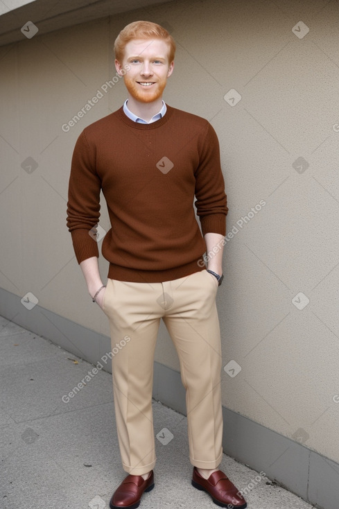 Puerto rican young adult male with  ginger hair