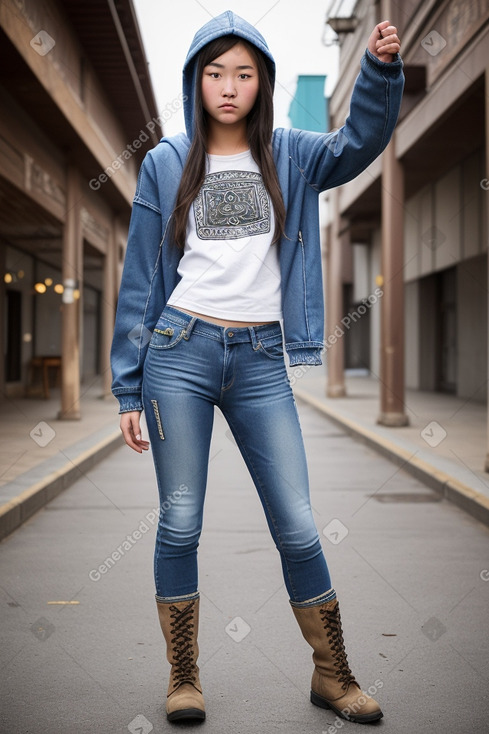 Mongolian teenager girl 