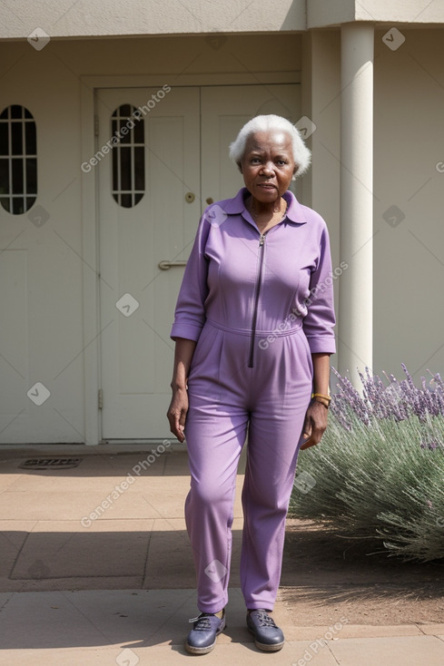 Zimbabwean elderly female with  brown hair