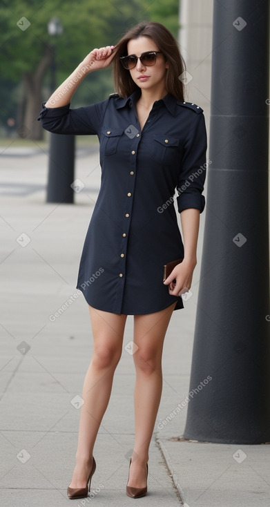 Bulgarian adult female with  brown hair