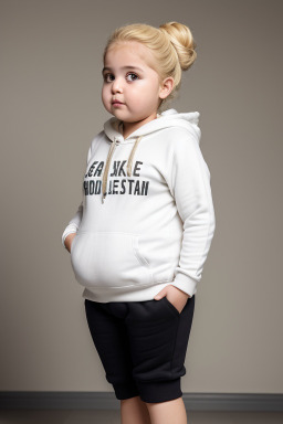 Lebanese infant girl with  blonde hair