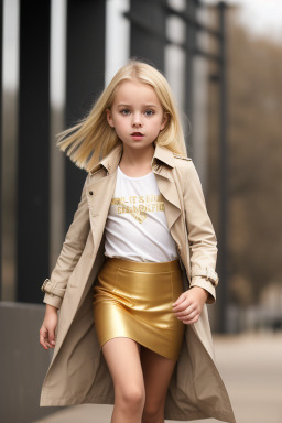 Child girl with  blonde hair