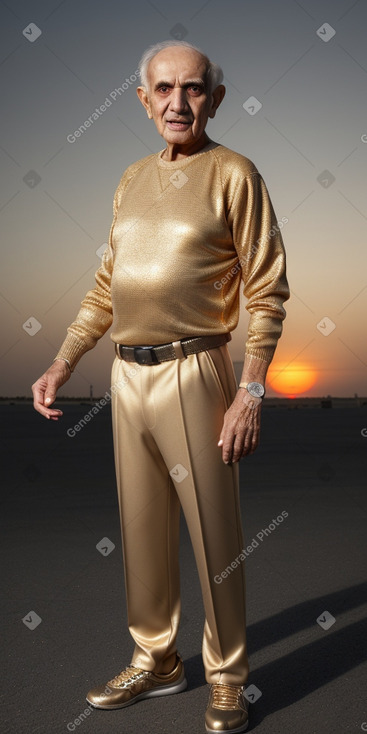 Kuwaiti elderly male with  ginger hair