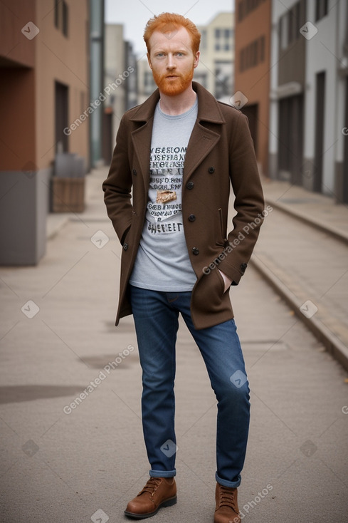 Somali adult male with  ginger hair