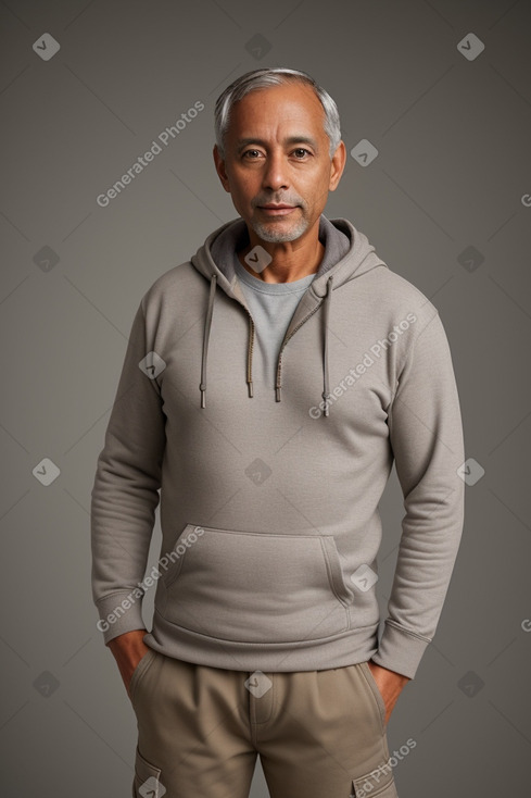 45 years male with  gray hair