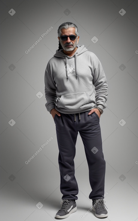 Kuwaiti middle-aged male with  gray hair