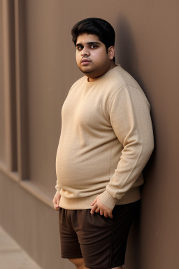 Pakistani young adult male with  brown hair