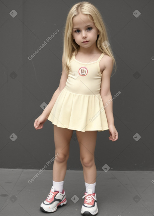 Italian infant girl with  blonde hair