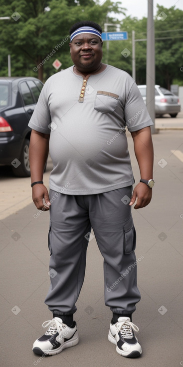 Togolese middle-aged male with  gray hair