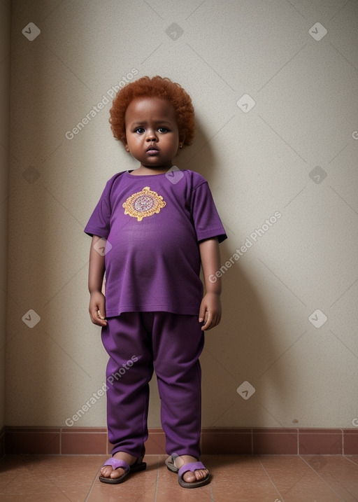 Somali infant girl with  ginger hair