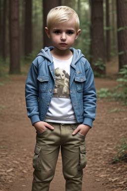 Syrian infant boy with  blonde hair