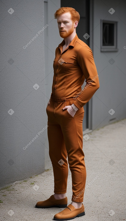 Estonian adult male with  ginger hair