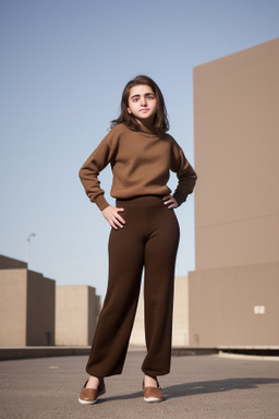 Armenian teenager boy with  brown hair