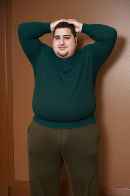 Turkish young adult male with  brown hair