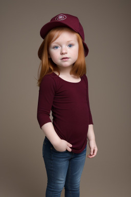 American infant girl with  ginger hair