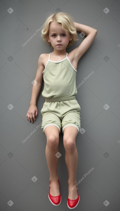 Hungarian child boy with  blonde hair