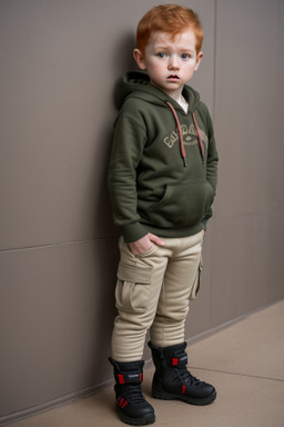 Paraguayan infant boy with  ginger hair